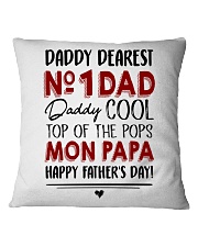 Happy Father's Day - DADDY COOL Square Pillowcase tile