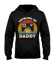 Leveling up to daddy Hooded Sweatshirt tile