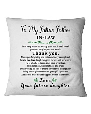 GIFT FOR FUTURE FATHER-IN-LAW - futuda Square Pillowcase thumbnail