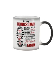 TO MY BONUS DAD Color Changing Mug tile