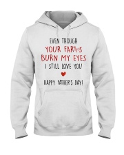 Burn my eyes Hooded Sweatshirt tile