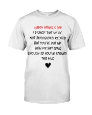 STEPPED UP DAD DEFINITION Premium Fit Mens Tee tile