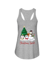 christmas spirit Ladies Flowy Tank tile