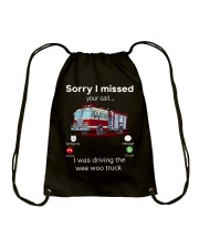 sorry i missed your call  Drawstring Bag tile