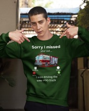 sorry i missed your call  Crewneck Sweatshirt apparel-crewneck-sweatshirt-lifestyle-04