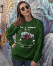 sorry i missed your call  Crewneck Sweatshirt lifestyle-unisex-sweatshirt-front-3