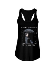 BE KIND TO ANIMALS T-Shirt Ladies Flowy Tank thumbnail